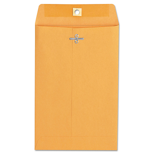Universal Kraft Clasp Envelope, #55, Square Flap, Clasp/Gummed Closure, 6 x 9, Brown Kraft, 100/Box (UNV35260)