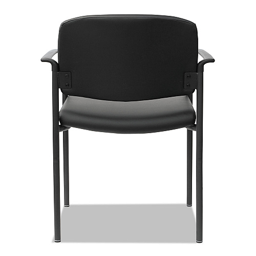 Alera Sorrento Series Ultra-Cushioned Stacking Guest Chair, 25.59" x 24.01" x 33.85", Black, 2/Carton (ALEUT6816)