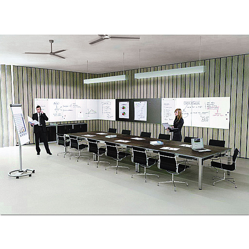 MasterVision Magnetic Dry Erase Tile Board, 29.5 x 45, White Surface (DET8025397)
