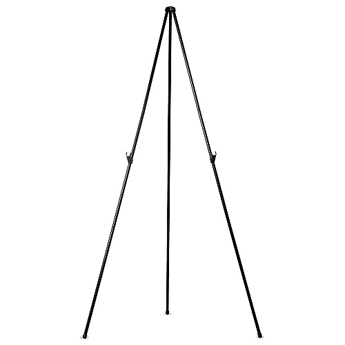 MasterVision Instant Easel, 61.5" High, Black, Steel, Heavy-Duty (FLX10201MV)