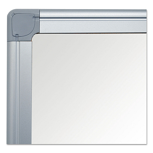 MasterVision Value Lacquered Steel Magnetic Dry Erase Board, 48 x 36, White Surface, Silver Aluminum Frame (MA0507170)