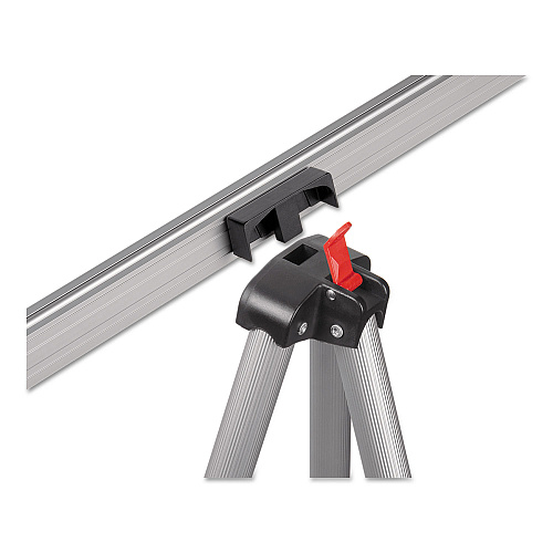 MasterVision Telescoping Tripod Display Easel, Adjusts 38" to 69" High, Metal, Silver (FLX05102MV)