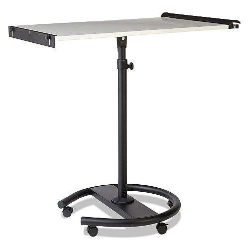 MasterVision 360 Multi-Use Mobile Magnetic Dry Erase Easel, 27 x 41, White Surface, Black Steel Frame (EA4806156)