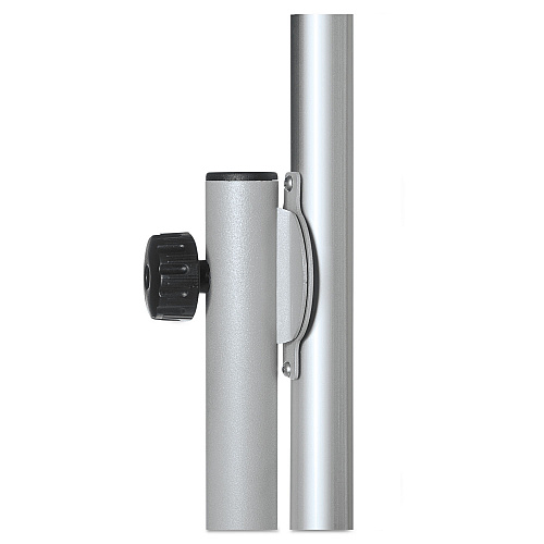 MasterVision Revolver Easel, 35.4 x 47.2, 80" Tall Easel, Vertical Orientation, White Surface, Silver Aluminum Frame (QR5203)