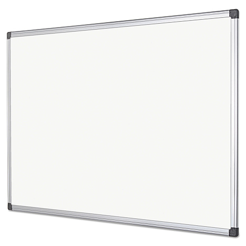 MasterVision Value Lacquered Steel Magnetic Dry Erase Board, 72 x 48, White Surface, Silver Aluminum Frame (MA2707170)