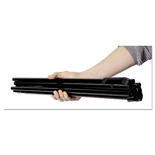 MasterVision Instant Easel, 61.5" High, Black, Steel, Heavy-Duty (FLX10201MV)