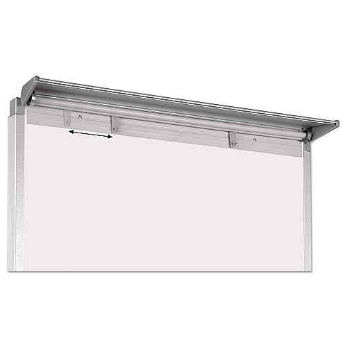 MasterVision Silver Easy Clean Dry Erase Quad-Pod Presentation Easel, 45" to 79" High, Silver (EA2300335MV)