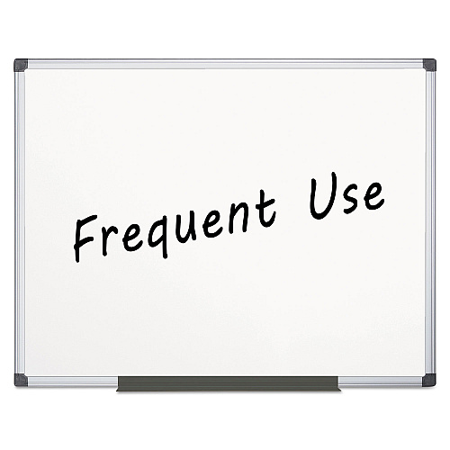 MasterVision Value Lacquered Steel Magnetic Dry Erase Board, 72 x 48, White Surface, Silver Aluminum Frame (MA2707170)