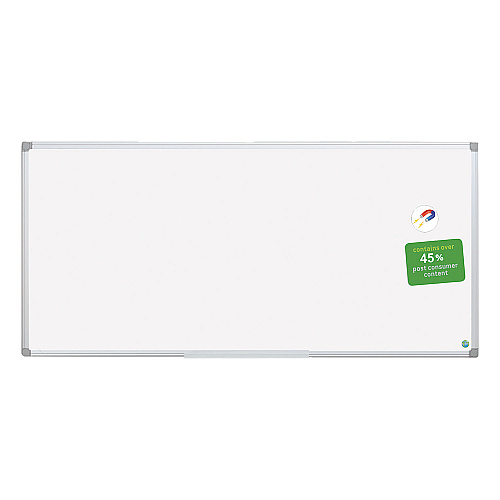 MasterVision Earth Gold Ultra Magnetic Dry Erase Boards, 96 x 48, White Surface, Silver Aluminum Frame (MA2107790)
