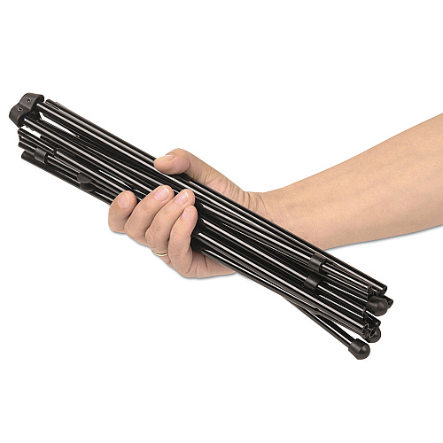 Universal Instant Setup Foldaway Easel, Adjusts 15" to 61" High, Steel, Black (UNV43029)