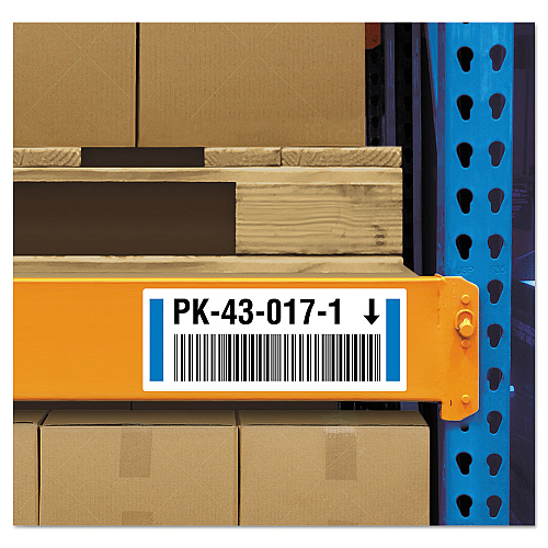 Avery Durable Permanent ID Labels with TrueBlock Technology, Laser Printers, 3.25 x 8.38, White, 3/Sheet, 50 Sheets/Pack (61531)