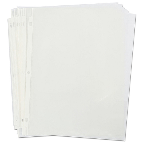 Universal Top-Load Poly Sheet Protectors, Nonglare, Economy, Letter, 200/Box (UNV21127)