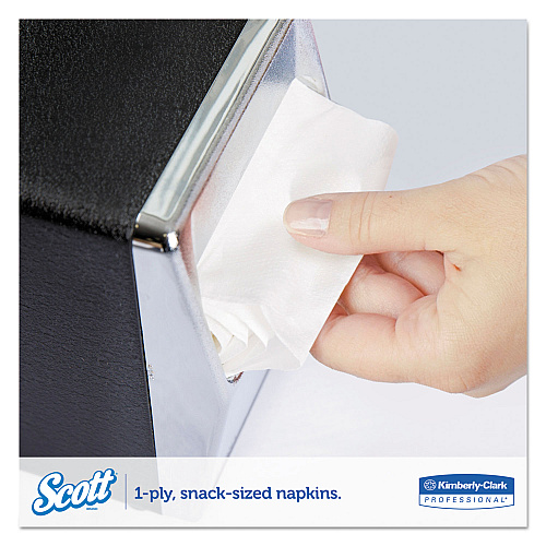 Scott Low-Fold Dispenser Napkins, 1-Ply, 12" x 7", White, 250/Pack, 32 Packs/Carton (98720)