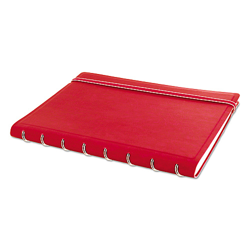 Filofax Notebook, 1-Subject, Medium/College Rule, Red Cover, (112) 8.25 x 5.81 Sheets (B115008U)