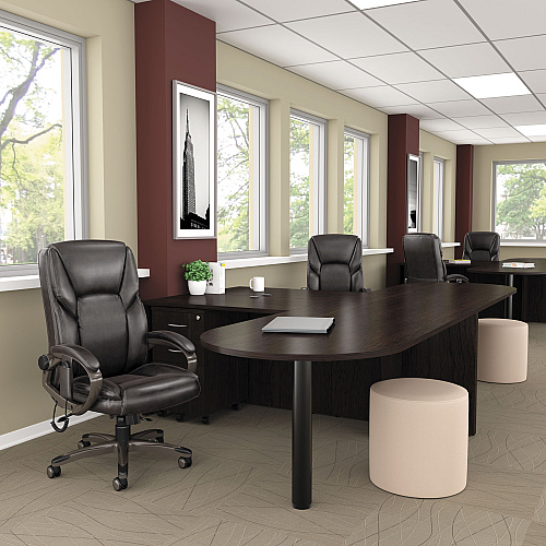 Alera Valencia Series Mobile Pedestal File, Left/Right, 3-Drawer: Box/Box/File, Legal/Letter, Espresso, 15.88 x 20.5 x 28.38 (ALEVA572816ES)