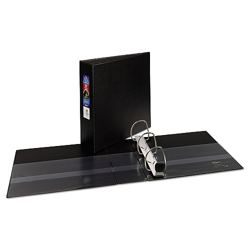 Avery Heavy-Duty Non-View Binder with DuraHinge and Locking One Touch EZD Rings, 3 Rings, 3" Capacity, 11 x 8.5, Black (79983)