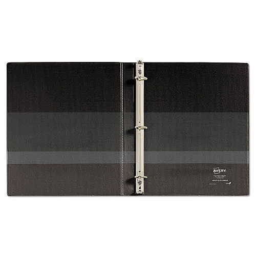 Avery Heavy-Duty Non Stick View Binder with DuraHinge and Slant Rings, 3 Rings, 0.5" Capacity, 11 x 8.5, Black, (5233) (05233)