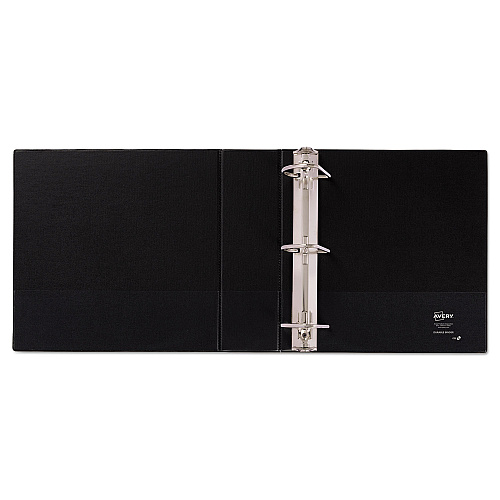 Avery Durable Non-View Binder with DuraHinge and Slant Rings, 3 Rings, 3" Capacity, 11 x 8.5, Green (27653)