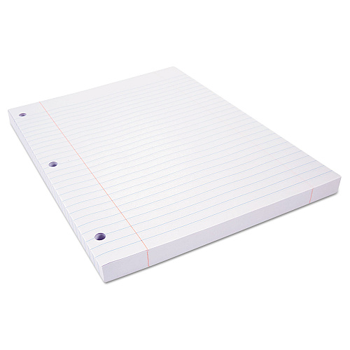 Universal Filler Paper, 3-Hole, 8 x 10.5, Wide/Legal Rule, 200/Pack (UNV20920)