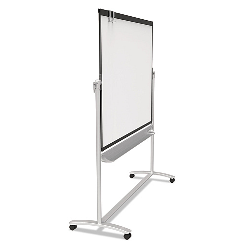 Quartet Prestige 2 Mobile Presentation Easel, 6 ft x 4 ft, Silver/Graphite (ECM64P2)