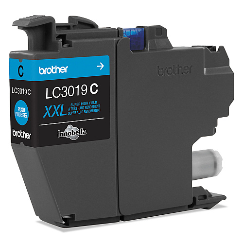 Brother LC3019C Innobella Super High-Yield Ink, 1,300 Page-Yield, Cyan