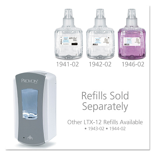 Ltx-12 Dispenser, 1,200 Ml, 5.75 X 3.38 X 10.63, Gray/white, 4/carton