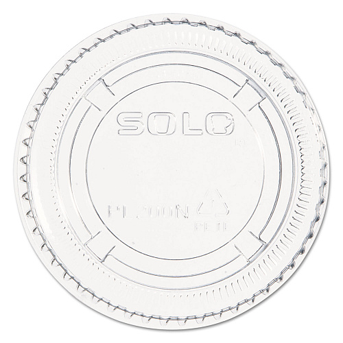 Dart Portion/Souffle Cup Lids, PET, Fits 1.5 oz to 2.5 oz Cups, Clear, 2,500/Carton (PL200N)