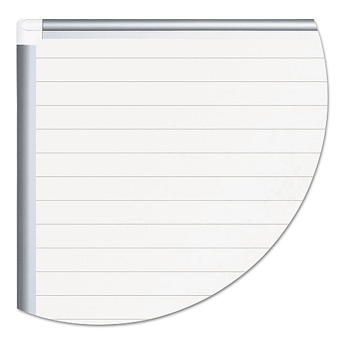 MasterVision Ruled Magnetic Steel Dry Erase Planning Board, 72 x 48, White Surface, Silver Aluminum Frame (MA2794830)