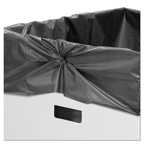 Bankers Box Waste and Recycling Bin, 42 gal, White, 10/Carton (7320101)