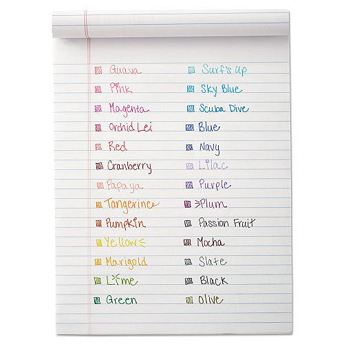 Paper Mate Flair Candy Pop Porous Point Pen, Stick, Medium 0.7 mm, Assorted Ink and Barrel Colors, 36/Pack (1984556)