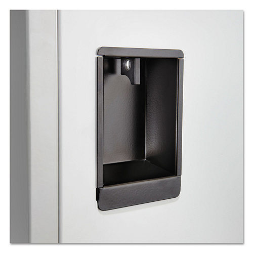 Safco Double-Tier Locker, 12w x 18d x 78h, Two-Tone Gray (5523GR)
