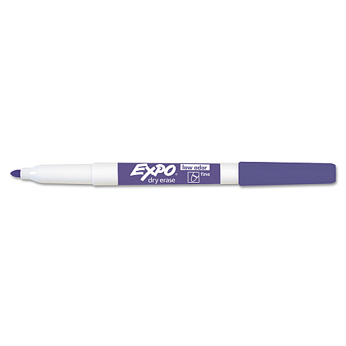 EXPO Low-Odor Dry Erase Marker Office Value Pack, Fine Bullet Tip, Assorted Colors, 36/Pack (2003893)