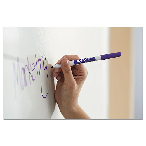 EXPO Low-Odor Dry Erase Marker Office Value Pack, Fine Bullet Tip, Assorted Colors, 36/Pack (2003893)