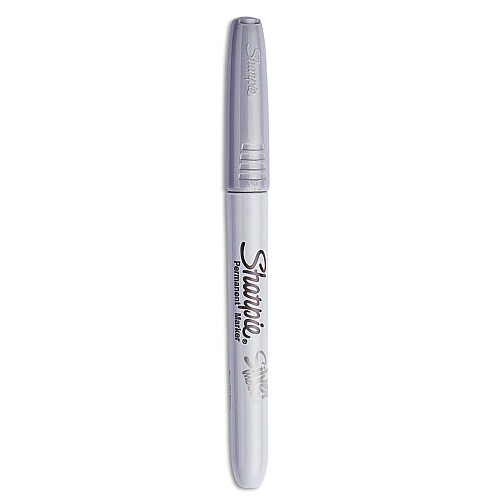 Sharpie Metallic Fine Point Permanent Marker Value Pack, Fine Bullet Tip, Metallic Silver, 36/Pack (2003899)
