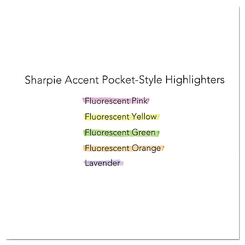 Sharpie Pocket Style Highlighter Value Pack, Yellow Ink, Chisel Tip, Yellow Barrel, 36/Pack (2003991)