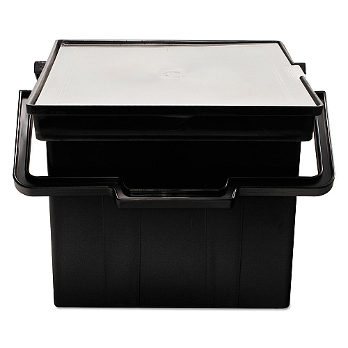 Advantus Companion Portable File, Letter/Legal Files, 17" x 14" x 11", Black (TLF2B)