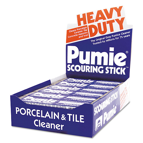 Pumie Scouring Stick, 6.75 x 1.25, Gray, Dozen (12)