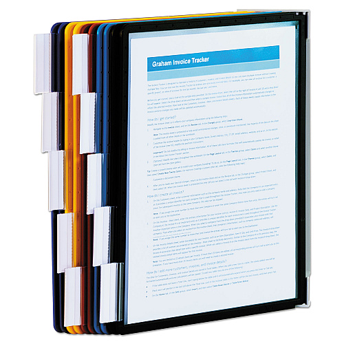 Durable VARIO Wall/Extension Reference System, 10 Panels, Assorted Borders and Panels (535900)