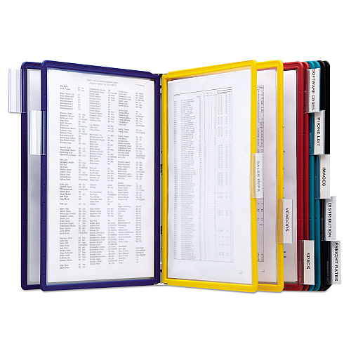 Durable VARIO Wall/Extension Reference System, 10 Panels, Assorted Borders and Panels (535900)