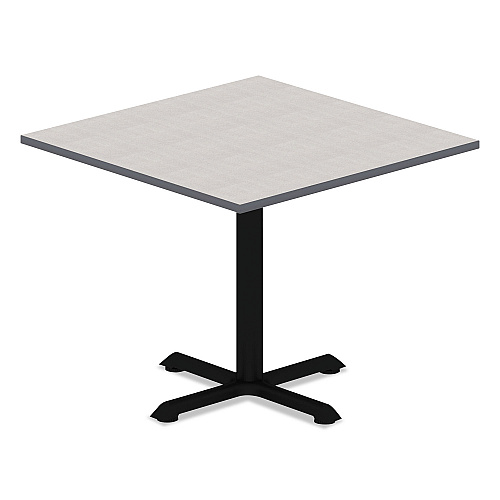 Alera Reversible Laminate Table Top, Square, 35.38w x 35.38d, White/Gray (ALETTSQ36WG)