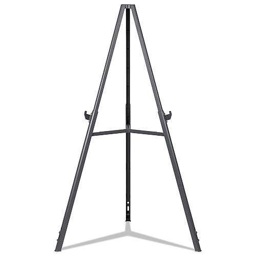MasterVision Quantum Heavy Duty Display Easel, 35.62" to 61.22" High, Plastic, Black (FLX11404)