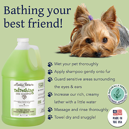 Bobbi Panter Botanicals Refreshing Dog Shampoo Mint/chamoile (gallon) - Case Of 4 (BP00037-CS)
