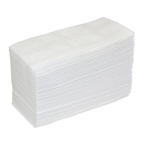 Saniworks Topline Guest Towels, Drc, 1/6 Fold, White, Folded: 4"x8"; Flat: 12x17, 50/pk, 10 Pks/cs - Case Of 500 (N-LRGD6FPW)
