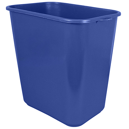 Wastebasket 28 Quart Plastic - Case Of 12 (7702-11)