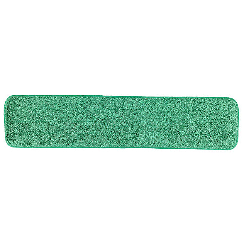 Microfiber Flat Wet Mop - 24", Green - Pack Of 12 (M830024G)