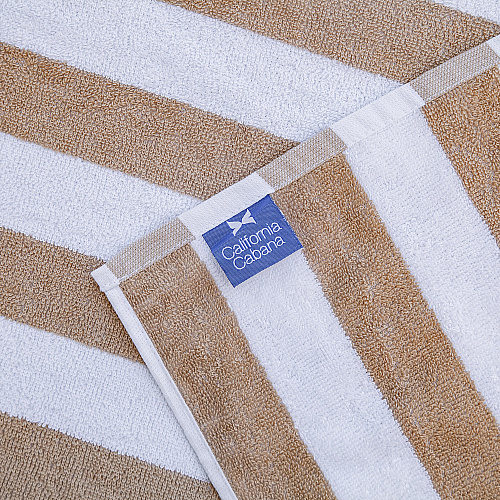 California Cabana Chaise Cover 30x85 Beige - Pack Of 2 (CC-CABANA-BG)