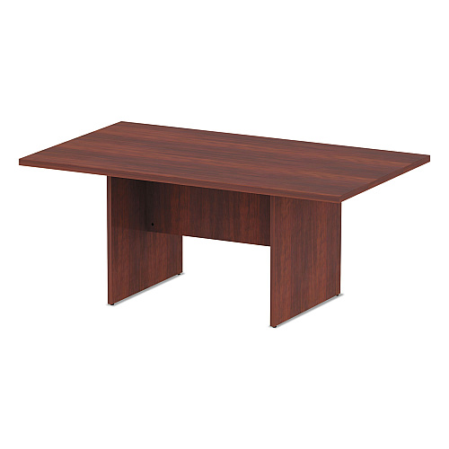 Alera Valencia Series Conference Table, Rectangular, 70.88w x 41.38d x 29.5h, Medium Cherry (ALEVA717242MC)