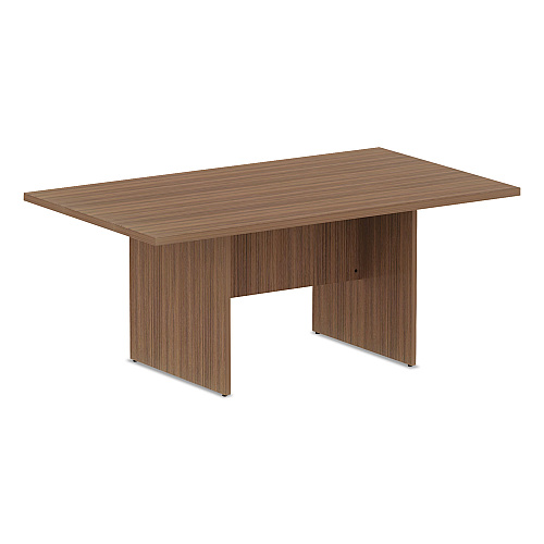 Alera Valencia Series Conference Table, Rectangular, 70.88w x 41.38d x 29.5h, Modern Walnut (ALEVA717242WA)