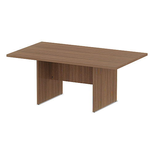 Alera Valencia Series Conference Table, Rectangular, 70.88w x 41.38d x 29.5h, Modern Walnut (ALEVA717242WA)