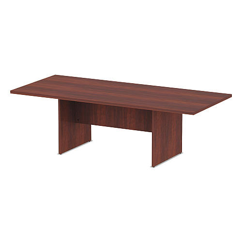 Alera Valencia Series Conference Table, Rectangular, 94.5w x 41.38d x 29.5h, Medium Cherry (ALEVA719642MC)
